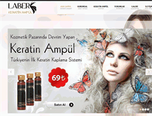 Tablet Screenshot of keratinampul.com